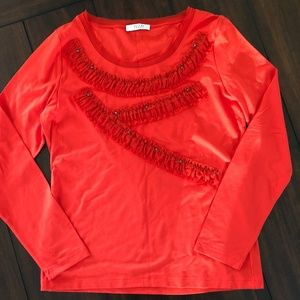 NEW | Tuzzi Top Ruffle Lace Decoration